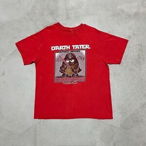 Vintage "Darth Tater Spud wars" Star wars comedy graphic t-shirt